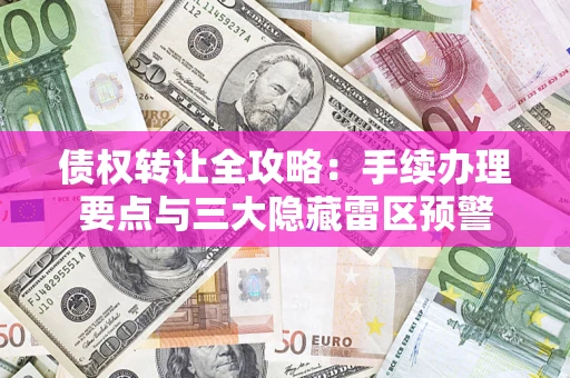 济南债权转让全攻略：手续办理要点与三大隐藏雷区预警